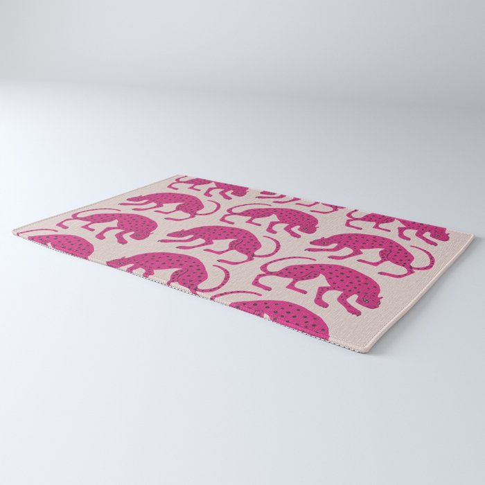 Wild Cats - Pink Rug Gallery Image 3