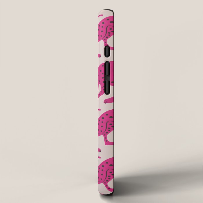 Wild Cats - Pink iPhone Case Gallery Image 2
