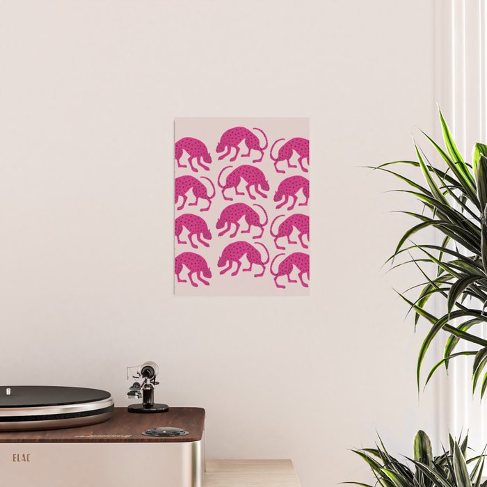 Wild Cats - Pink Poster Gallery Image 2