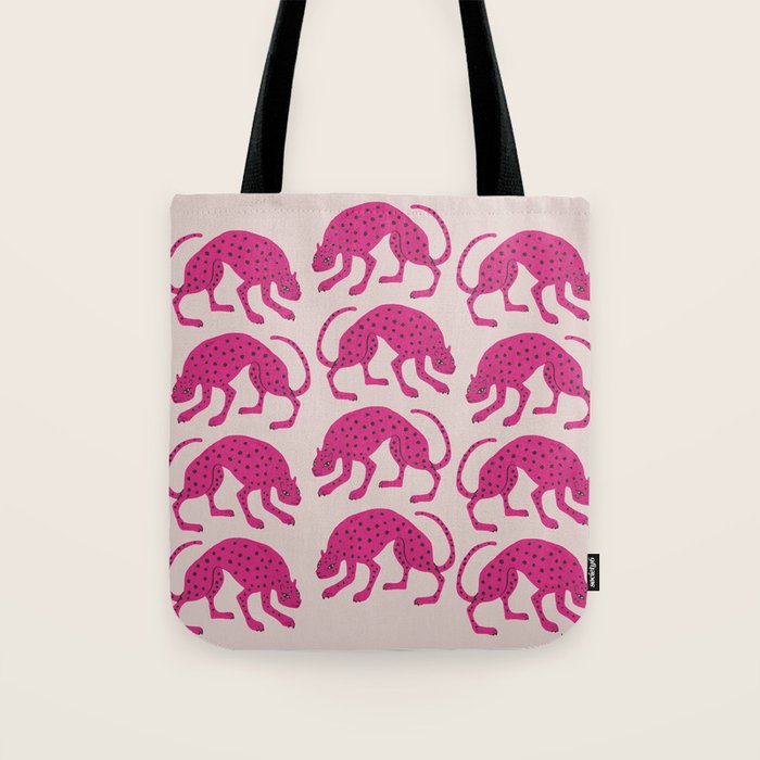 Wild Cats - Pink Tote Bag Gallery Image 1