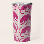 Wild Cats - Pink Travel Mug Gallery Image 2
