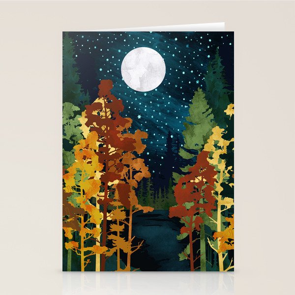 Autumn Lake Stationery Card Gallery Image 1