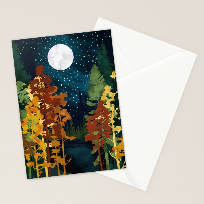 Autumn Lake Stationery Card Gallery Image 2