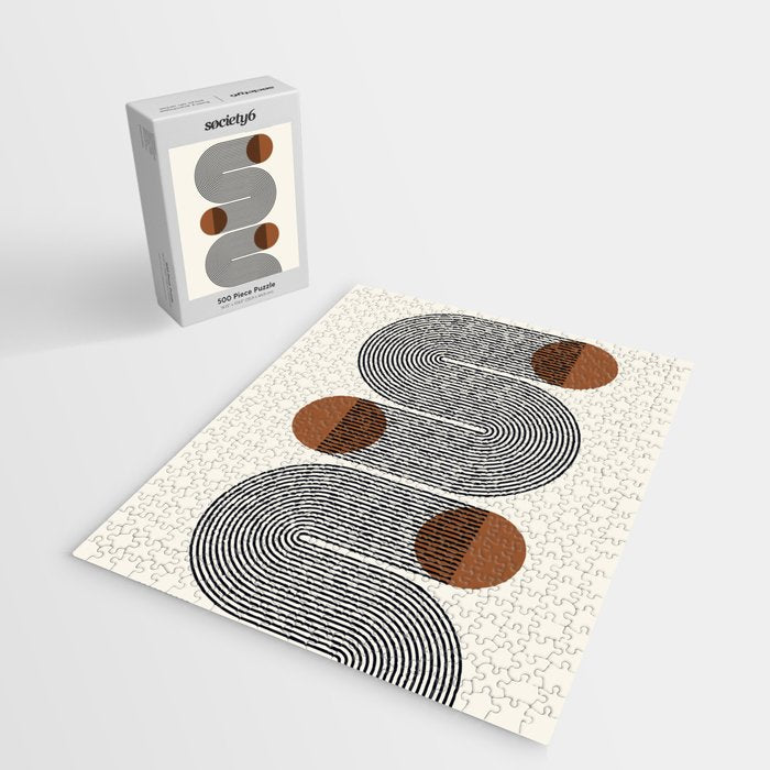 Abstraction_SUN_LINE_POP_ART_Minimalism_S001S Jigsaw Puzzle Gallery Image 2