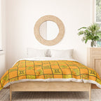 Gemini Checkered Print Duvet Cover Gallery Image 3