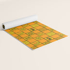 Gemini Checkered Print Yoga Mat Gallery Image 2