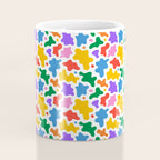 Abstract colorful art splash shape pattern Coffee Mug Gallery Image 4