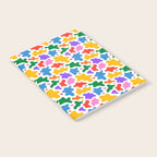 Abstract colorful art splash shape pattern Notebook Gallery Image 2