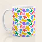 Abstract colorful art splash shape pattern Coffee Mug Gallery Image 3