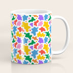 Abstract colorful art splash shape pattern Coffee Mug Gallery Image 1