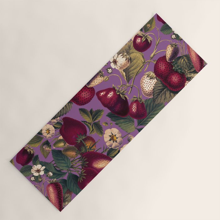 Strawberry Fields Forever VI Yoga Mat Gallery Image 1