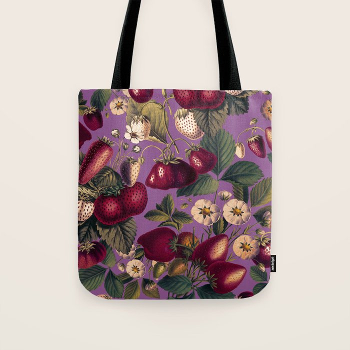 Strawberry Fields Forever VI Tote Bag Gallery Image 1