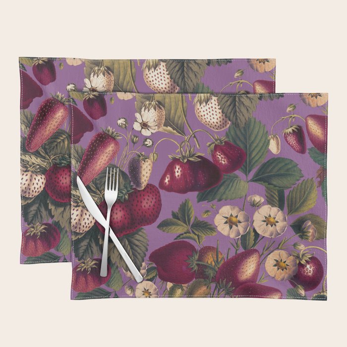 Strawberry Fields Forever VI Placemat Gallery Image 1