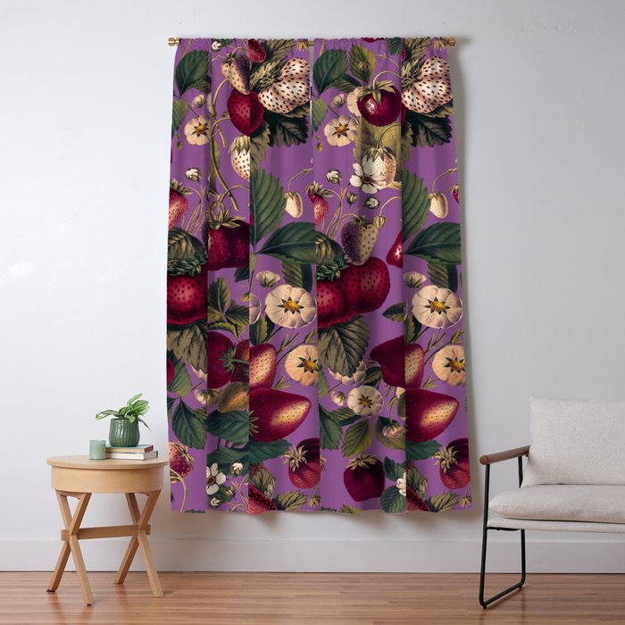 Strawberry Fields Forever VI Window Curtain Gallery Image 1
