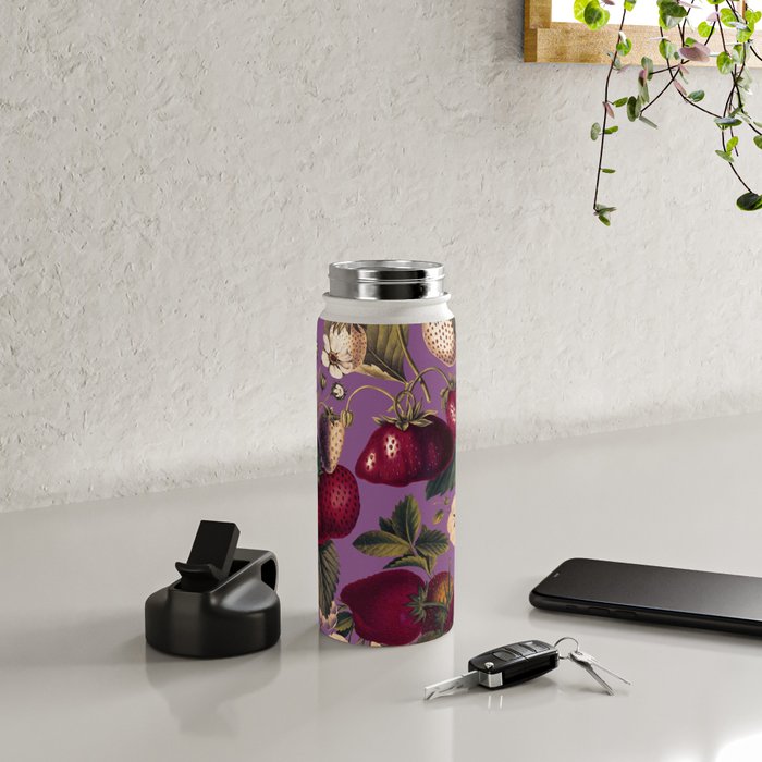 Strawberry Fields Forever VI Water Bottle Gallery Image 4