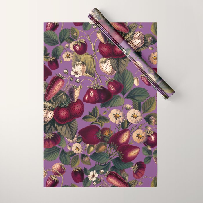 Strawberry Fields Forever VI Wrapping Paper Gallery Image 1
