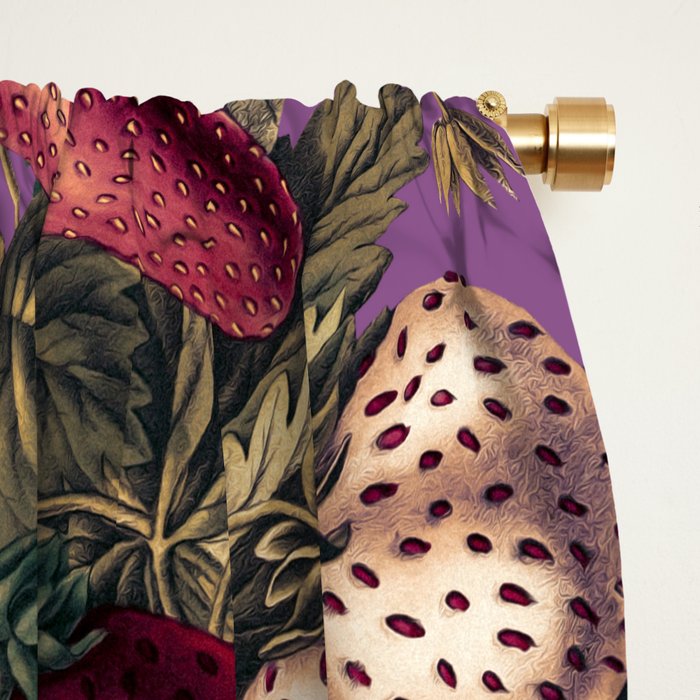 Strawberry Fields Forever VI Window Curtain Gallery Image 2