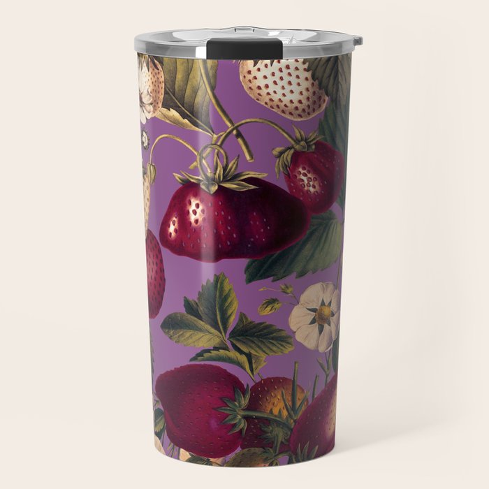 Strawberry Fields Forever VI Travel Mug Gallery Image 1