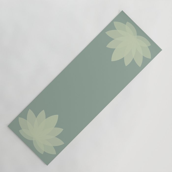 Lotus Flower Minimalism XIV Yoga Mat Gallery Image 1