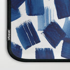 Indigo Brush Strokes | No.1 Laptop Sleeve Gallery Image 3