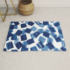 Indigo Brush Strokes | No.1 Rug Gallery Image 1