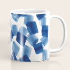 Indigo Brush Strokes | No.1 Coffee Mug Gallery Image 1