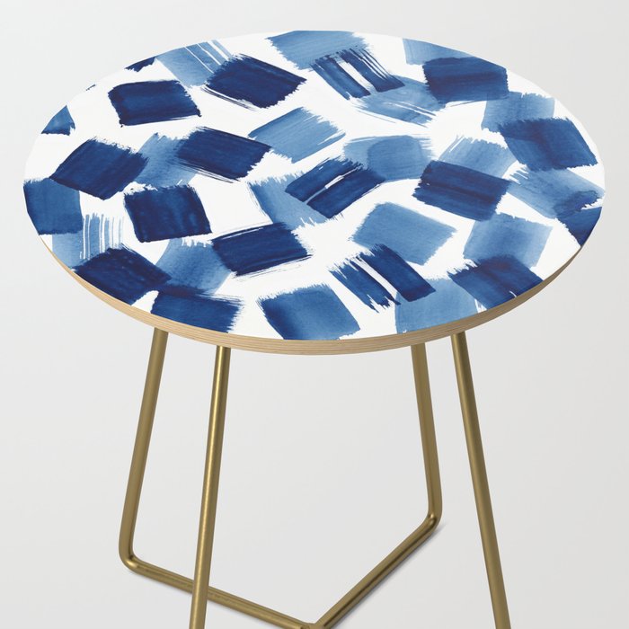Indigo Brush Strokes | No.1 Side Table Gallery Image 2