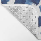 Indigo Brush Strokes | No.1 Bath Mat Gallery Image 2