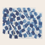 Indigo Brush Strokes | No.1 Placemat Gallery Image 1