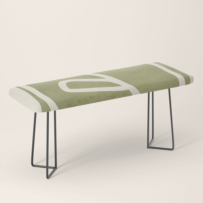 abstract minimal 57 Green Bench Gallery Image 1