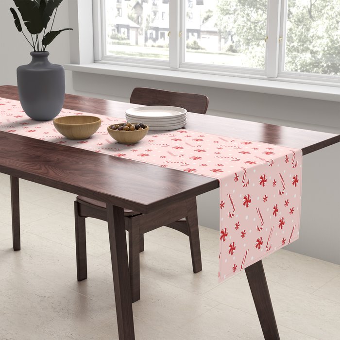 Peppermint Christmas Table Runner Gallery Image 2