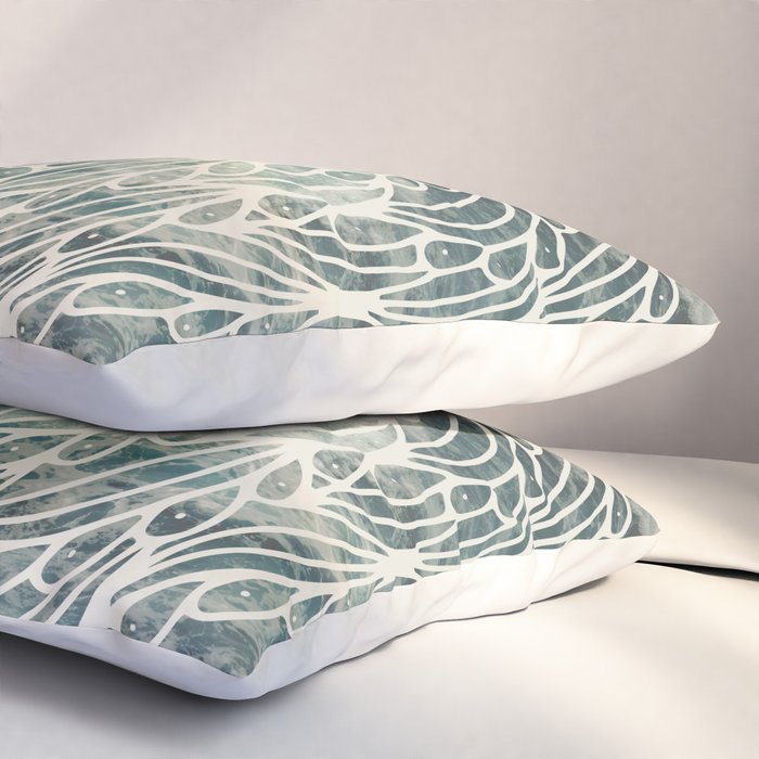 Mandala Ocean Waves Pillow Sham Gallery Image 3