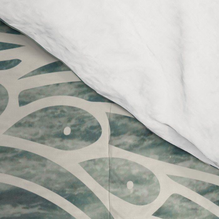 Mandala Ocean Waves Comforter Gallery Image 4