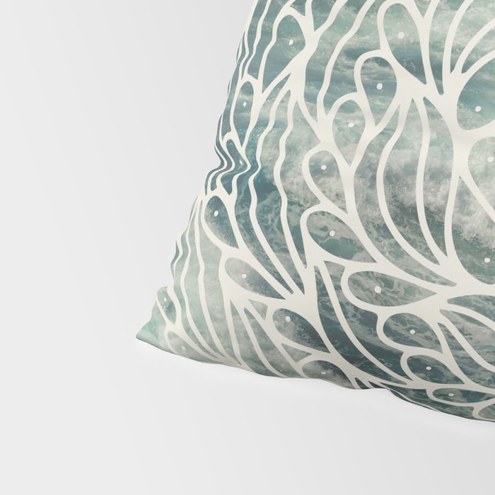 Mandala Ocean Waves Pillow Sham Gallery Image 4