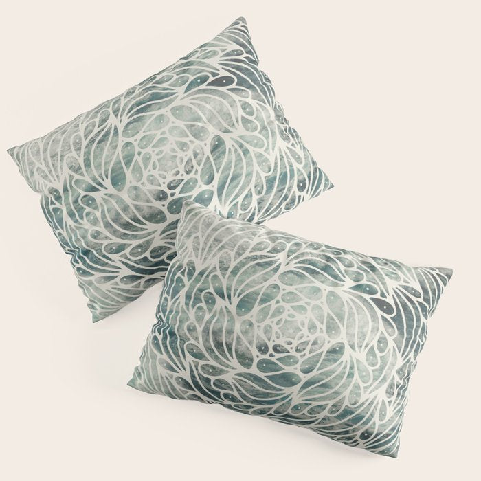 Mandala Ocean Waves Pillow Sham Gallery Image 3