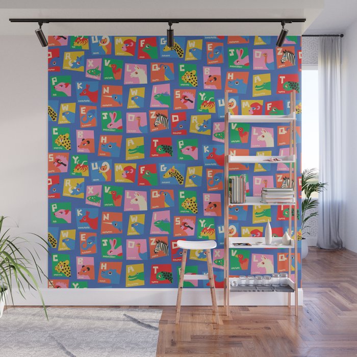 Animal Alphabet Wall Mural Gallery Image 1