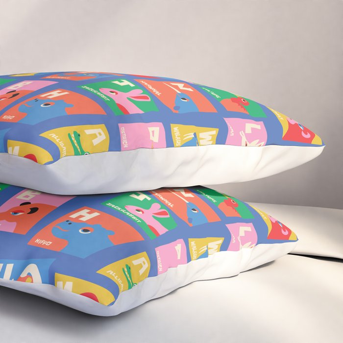 Animal Alphabet Pillow Sham Gallery Image 3