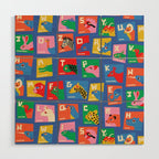 Animal Alphabet Wood Wall Art Gallery Image 1