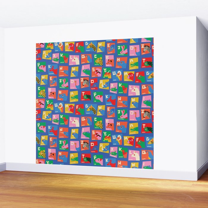 Animal Alphabet Wall Mural Gallery Image 2