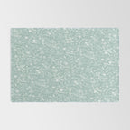 Wild Garden Drawing (Pale Blue) Rug Gallery Image 2