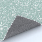 Wild Garden Drawing (Pale Blue) Rug Gallery Image 4