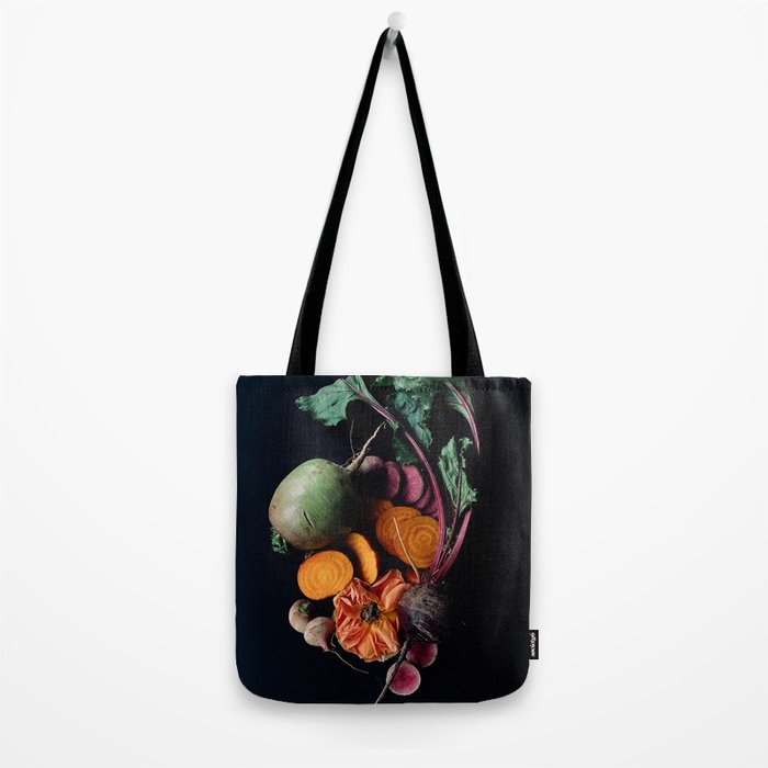 Moody Root Vegetables and Rose Tote Bag Gallery Image 2