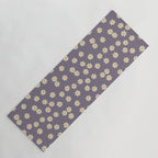 Tiny Flowers / Lavender & Orange Yoga Mat Gallery Image 1