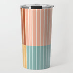 Color Block Line Abstract VI Travel Mug Gallery Image 1