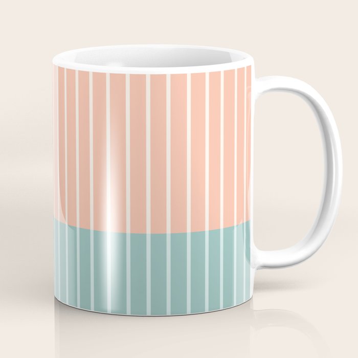 Color Block Line Abstract VI Coffee Mug Gallery Image 1