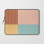 Color Block Line Abstract VI Laptop Sleeve Gallery Image 1