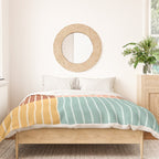 Color Block Line Abstract VI Duvet Cover Gallery Image 3