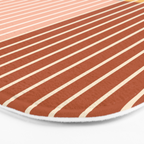 Color Block Line Abstract VI Bath Mat Gallery Image 3