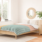 Color Block Line Abstract VI Duvet Cover Gallery Image 2