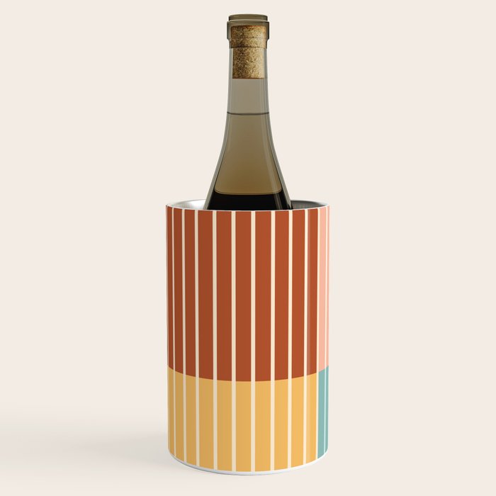 Color Block Line Abstract VI Wine Chiller Gallery Image 2